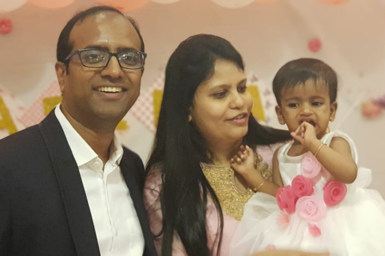 Client Neelima & Manoj with their Baby