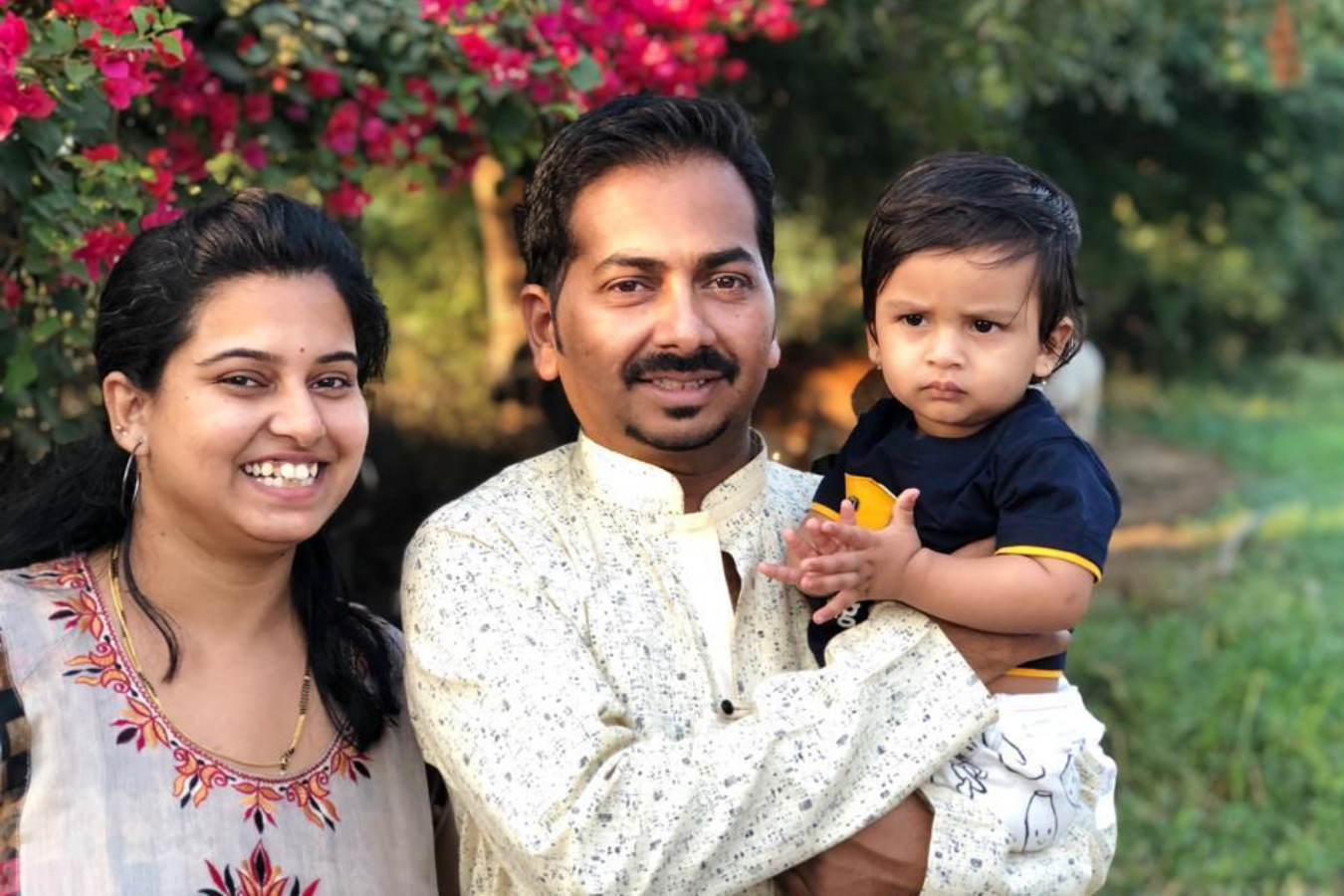 Client Anagha & Kshitij with their Child