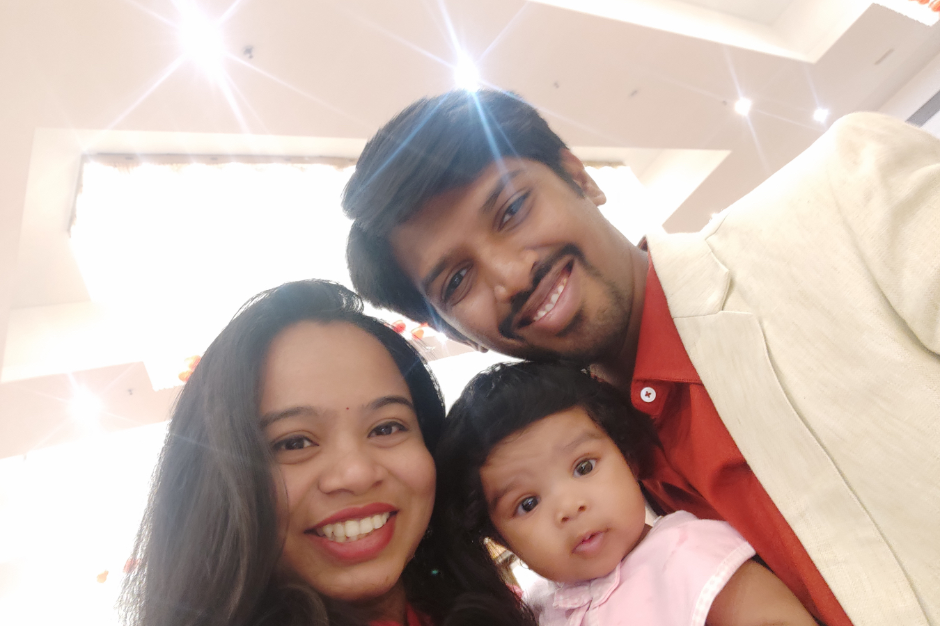 Client Gaurav & Rima with their Child