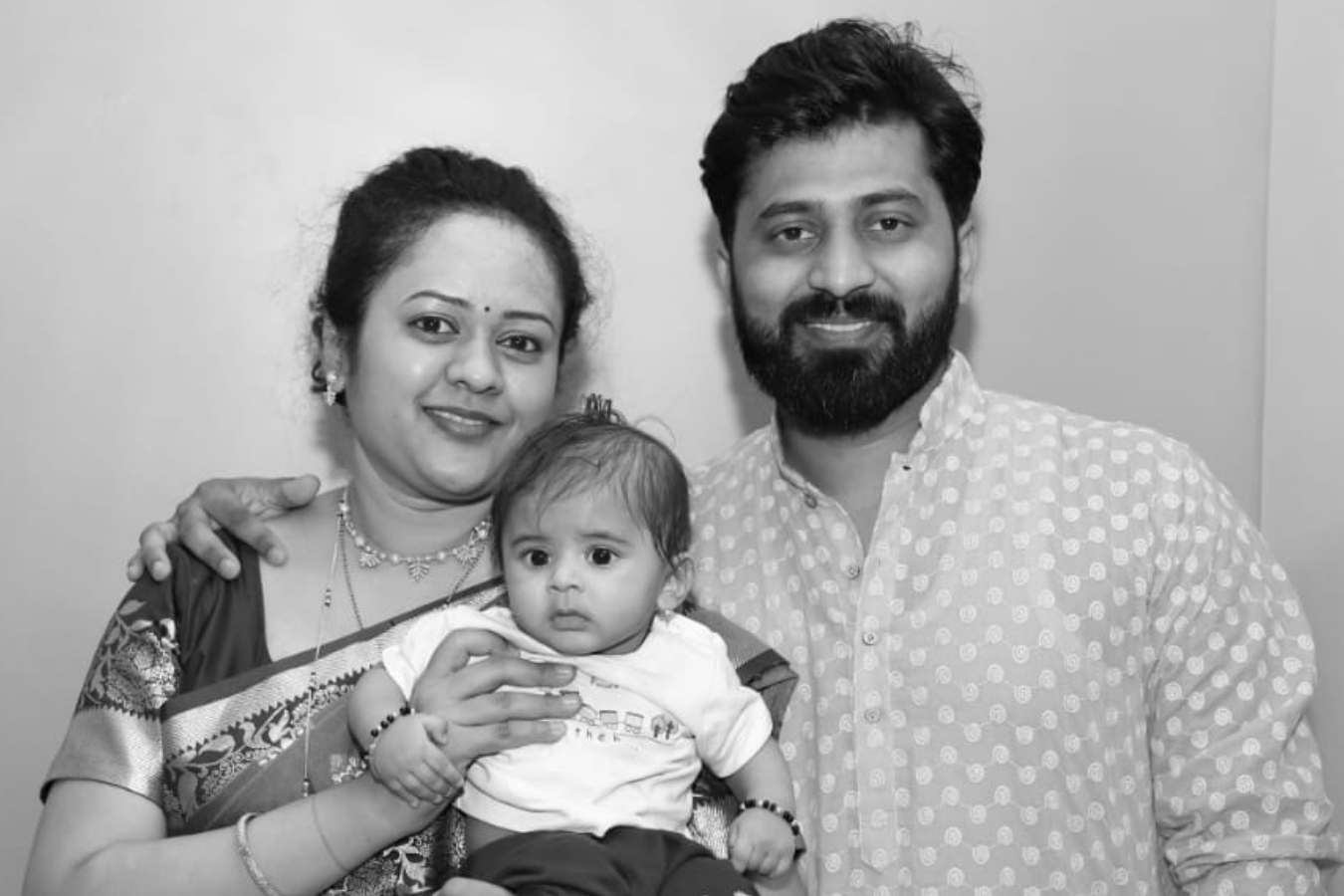 Client Aditi & Gajendra with their Baby