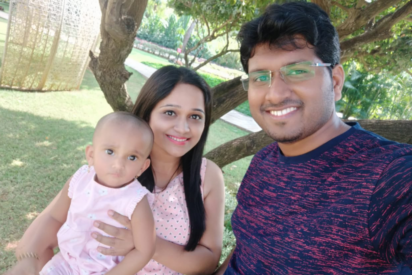 Client Sheetal & Swapnil with their Baby